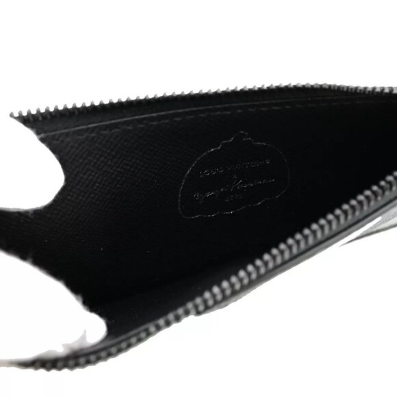 LOUIS VUITTON LV x YK Coin Card Holder Monogram Eclipse Dot Black - Picture 11 of 14